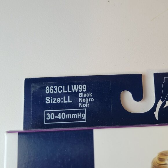 Sigvaris Medical Compression Hosiery / Knee-High / LL / Black / 863CLLW99 - Picture 3 of 5